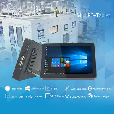 4GB RAM 64GB ROM All In One Industrial Tablet PC Windows 10 J3355 8 Inch Touch Screen
