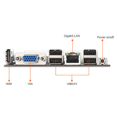 Celeron 1037U 8 Gpu Mining Rig Motherboard 8 PCIE 16X 65mm Spacing