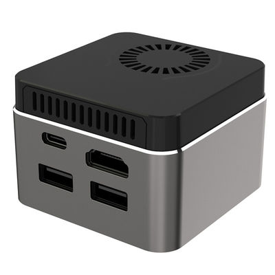 Fanless Mini Box Intel® Nuc  Emmc Up To 256GB Gemini Lake-R J4125 quad Core Pc