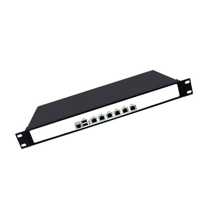 1U rackmount  quad cores J4125 6 Gigabit LAN firewall PC appliance soft router