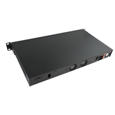 8 Gigabit LAN C236 support 9th I3 I5 I7 Industrial computer fanless mini pc firewall PC appliance