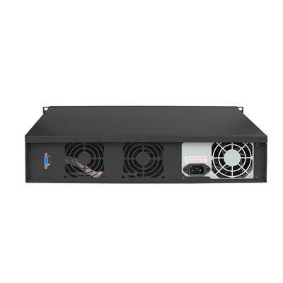 2U Rackmount 8 Gigabit LAN 4 SFP optical fiber Intel®C236 Xeon E3 firewall PC appliance