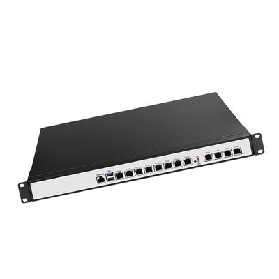 1U chassis12 Gigabit LAN  H170 firewall PC appliance soft router support 9th I3 I5 I7