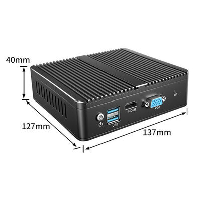 Firewall Industrial Fanless Mini Pc Appliance J4125 4 Gigabit LAN Soft Router Support PFsense