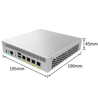 Desktop D2500 Mini Firewall PC Appliance 4 Gigabit LAN PFsense Soft Router