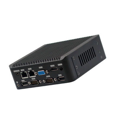 Fanless Intel®Gemini Lake Quad Core J4125 Mini Industrial Pc 2 Gigabyte NIC 6COM Nuc