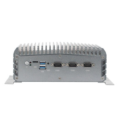 Intel N3710 Quad Core Mini PC , Fanless Industrial PC 6COM 2LAN