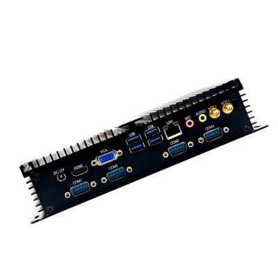 Dual Core I7-3517U Industrial Mini PC Fanless 8 USB 6COM DC 12V Power