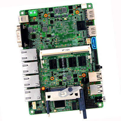 4 Lan 3.5 Inch Firewall Motherboard Quad Core E3845 Onboard 4GB RAM Support Cfast