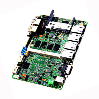 4 Lan 3.5 Inch Firewall Motherboard Quad Core E3845 Onboard 4GB RAM Support Cfast