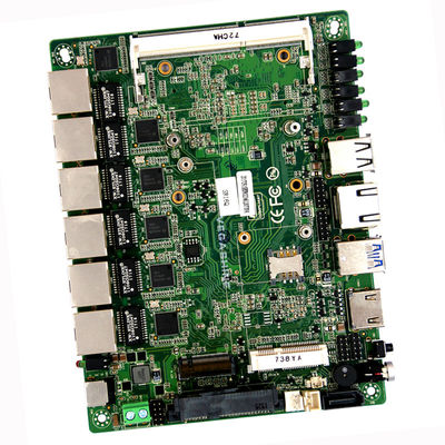 3.5" 6 NIC Mini Pfsense Motherboard Firewall Intel 4th I3-4010U I5-4200U I7-4500U