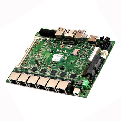 Intel® 5th Broadwell-U I3-5010U I5-5200U I7-5500U Mini Firewall PC Motherboard Support AES-NI 3.5" 6 LAN