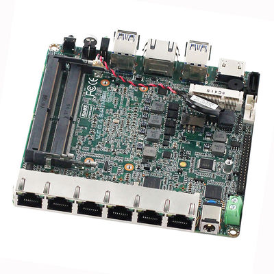6 LAN Industrial Mainboard NANO For Firewall Pc Pfsense Router Intel® Kaby Lake 3865U
