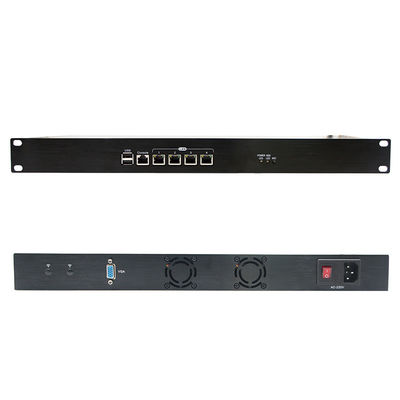 Intel Bay Trail J1900 Firewall PC  4 LAN Industrial Fanless Computer Redundant Isolated Power