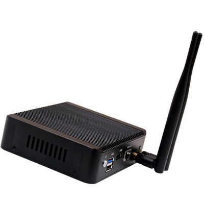 4 Gigabit LAN Fanless Firewall PC Quad Core Atom Bay Trail E3845 Support Mikrotik PFsense