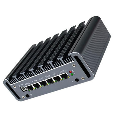 Quad core 8th Gen i5-8250U / i7-8550U 6 Gigabit LAN Firewall mini PC Industrial Computer PFsense