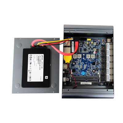 Quad core 8th Gen i5-8250U / i7-8550U 6 Gigabit LAN Firewall mini PC Industrial Computer PFsense