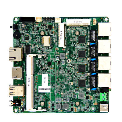 Quad Core J1900 Nano Size Firewall Computer Motherboard Network Security 4 LAN