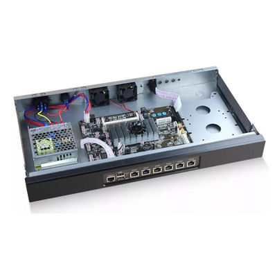 1U Rackmount Firewall PC Quad Cores N5105 6 I225 2500M NIC Soft Router Support PFsense