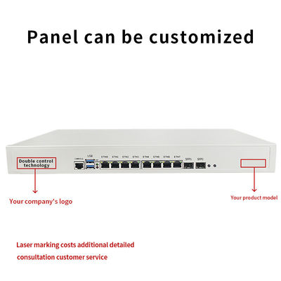 2 SFP PFsense Firewall PC 8 Gigabit LAN Soft Router 1U Rackmount Intel 3th Gen I3 I5 I7