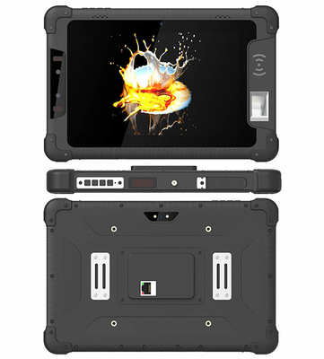 MediaTek MT8788 Octa-core 2.0GHz Barcode scanner Face recognition IRIS  Fingerprint reader UHF RFID Rugged Tablet PC Computer
