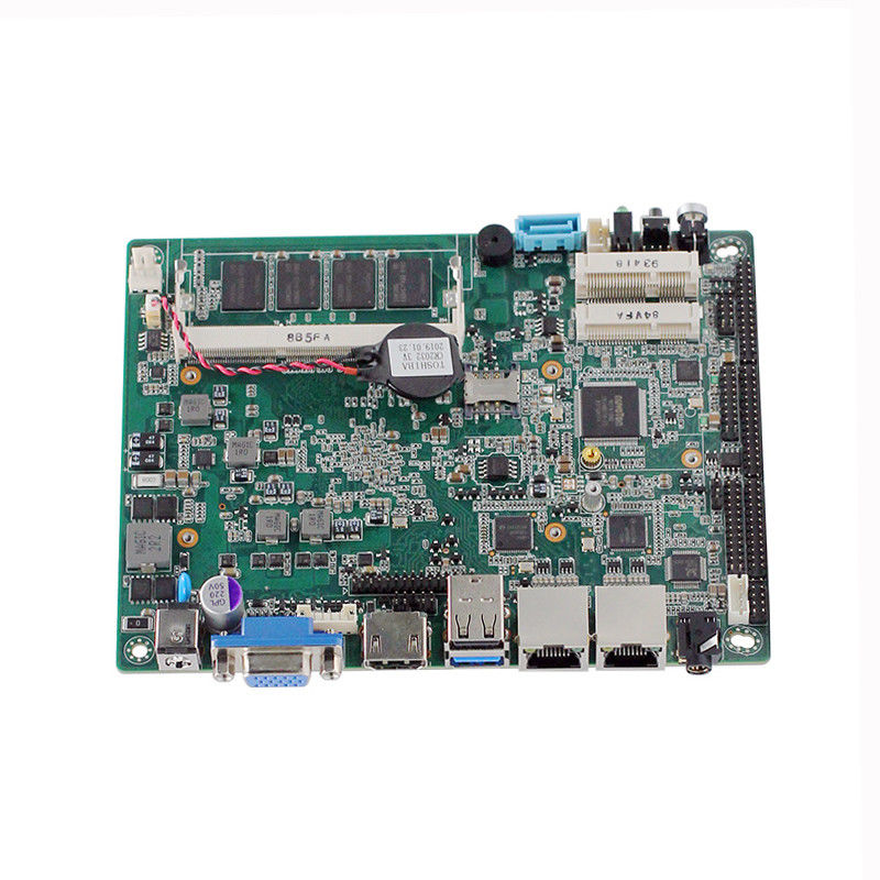 Bay Trail J1900 Quad Cores 3.5 Inch Motherboard 6 COM 2 LAN Wide Voltage Power