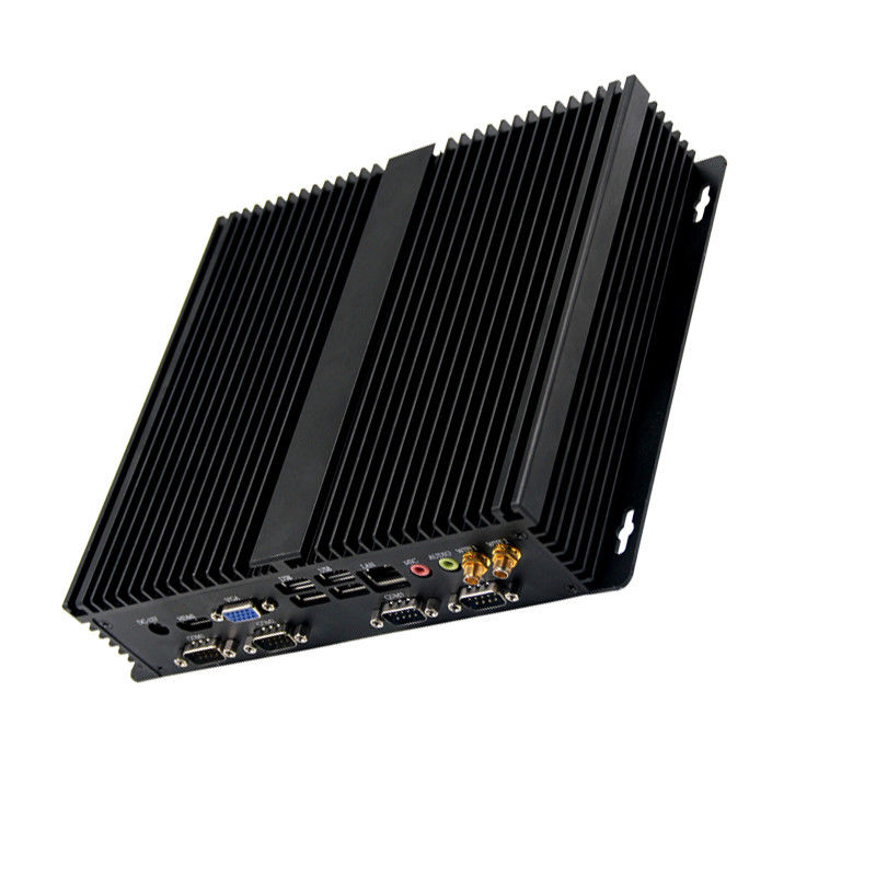 Dual Core I7-3517U Industrial Mini PC Fanless 8 USB 6COM DC 12V Power