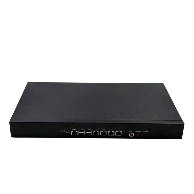 1U Rack Industrial Pfsense Firewall PC Dual Core Atom N2600 N2800 4 LAN