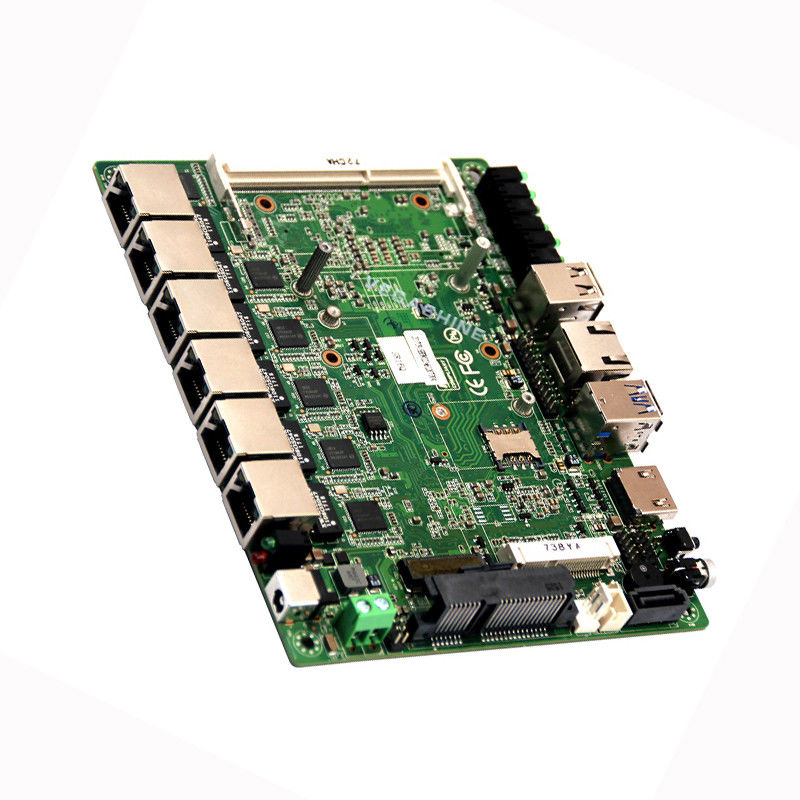 6 NIC 3.5 Inch Firewall Motherboard Intel 4th Haswell-U I7-4500U pfsense NGFF_SSD interfaces