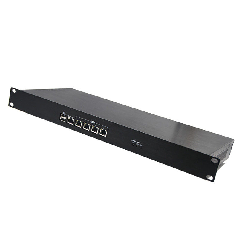 Intel Bay Trail J1900 Firewall PC  4 LAN Industrial Fanless Computer Redundant Isolated Power