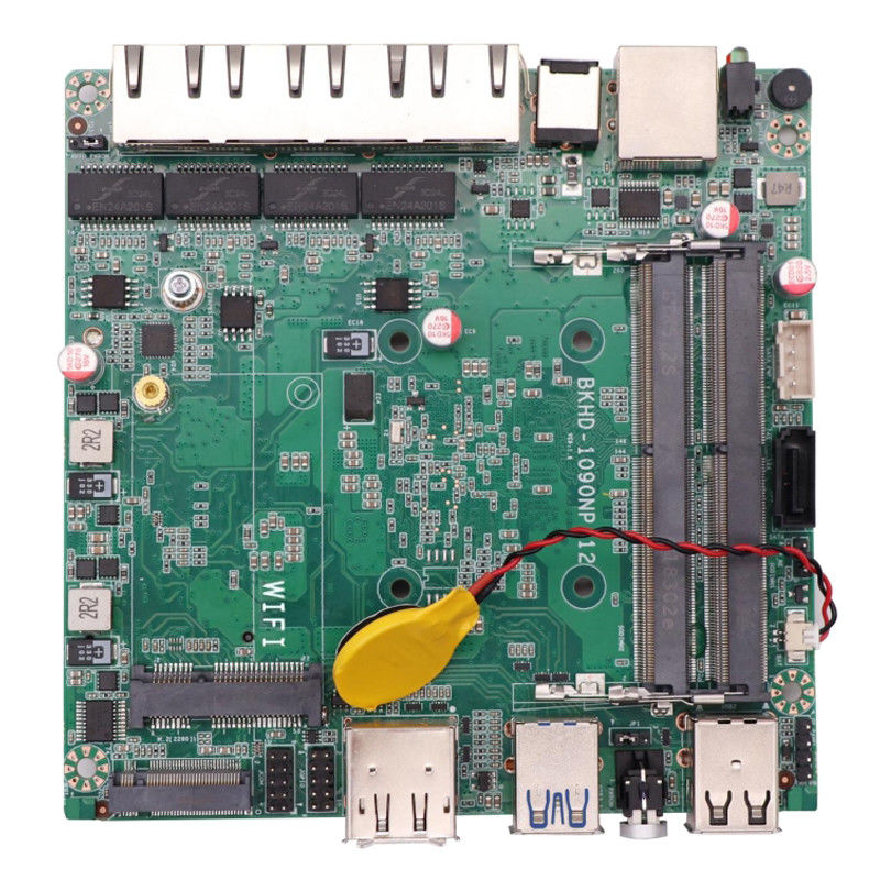 Intel® quad cores J4125 NANO Motherboard 4*2.5G LAN firewall pc motherboard pFsense